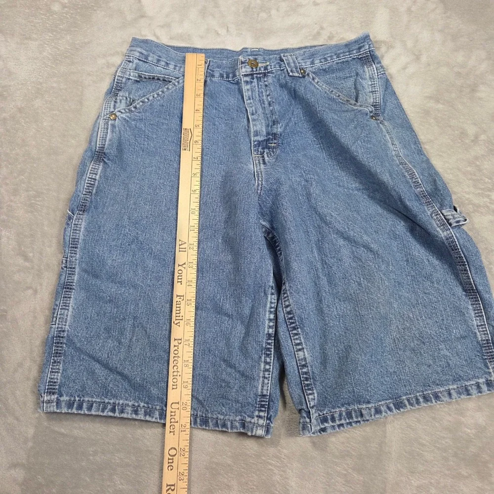 Lee Dungarees Mens 31 Blue Denim Carpenter Shorts Hammer Loop 2198110